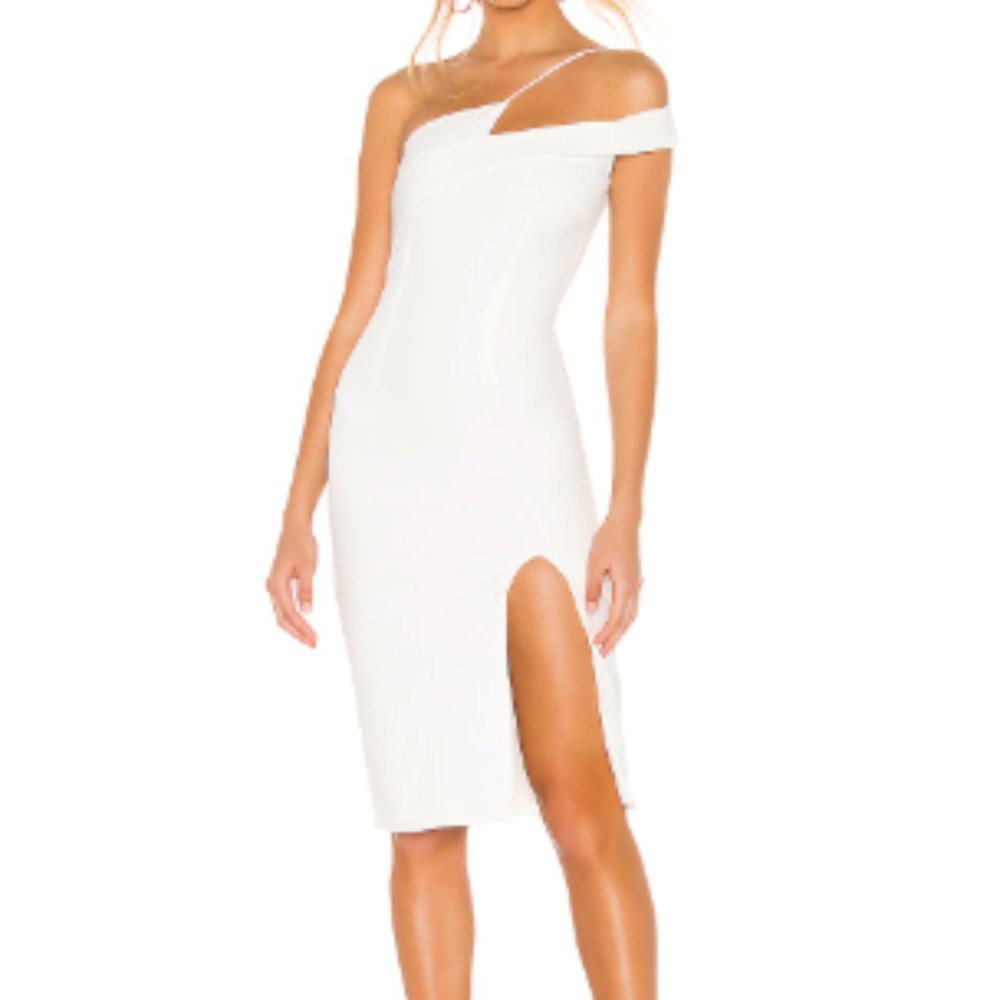 Revolve superdown Jillian Asymmetric Midi Dress